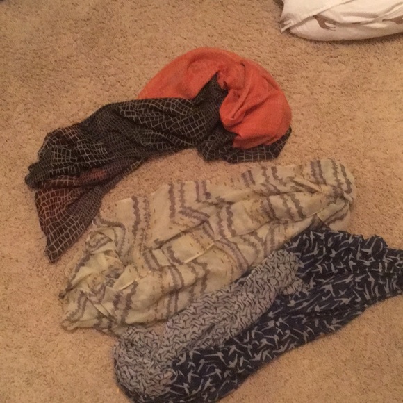 SEE BOTH PICTURES. Scarf bundle - Picture 2 of 2
